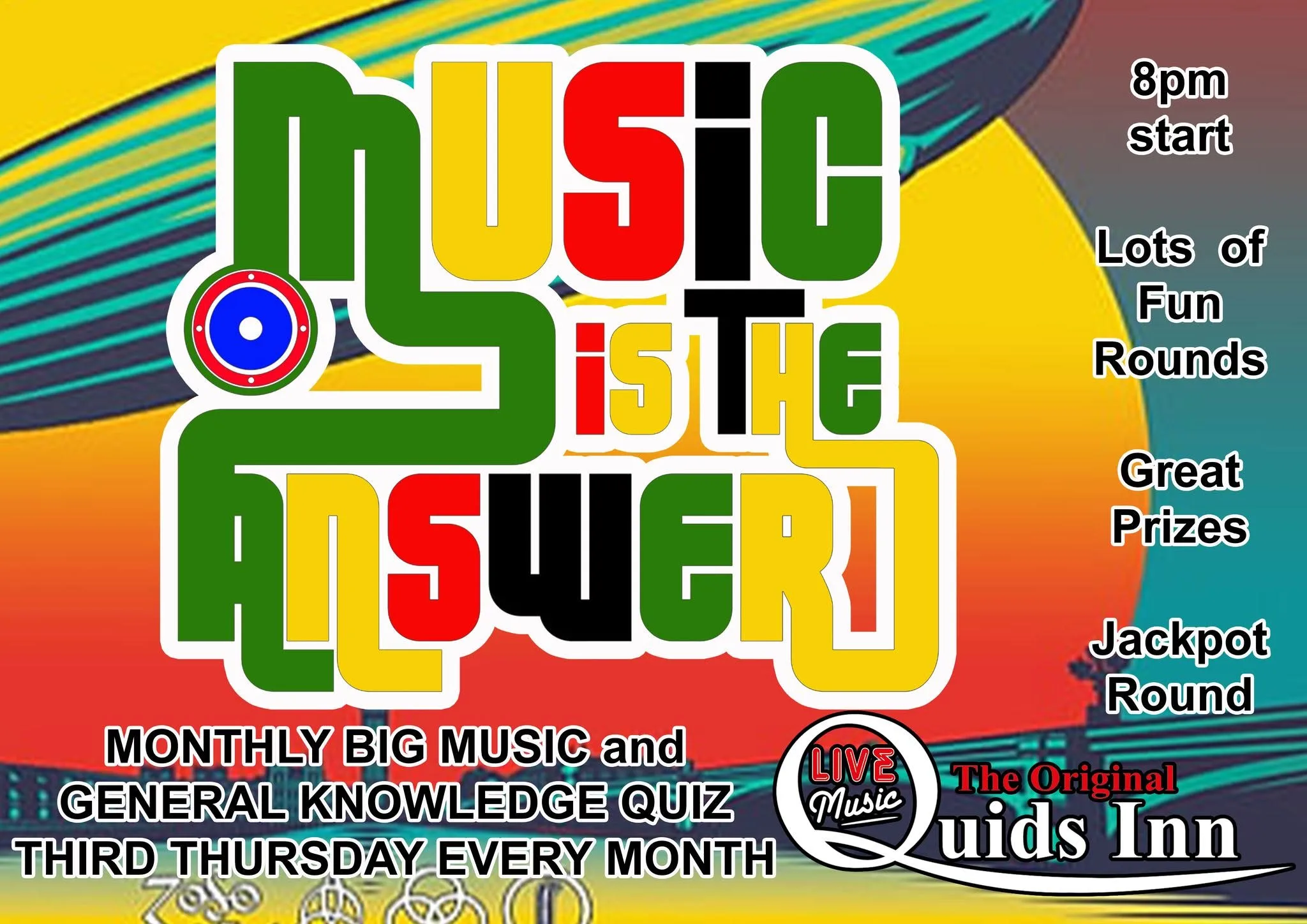 Music is the Answer - Monthly Quiz Night event image